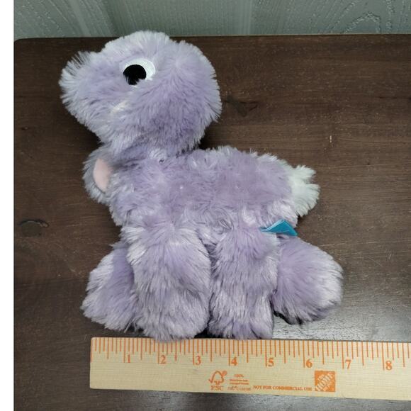 Manhattan Toy Floppies Purple Embroidered Eyes Floppy Ears Bunny Rabbit Plush - Picture 9 of 9